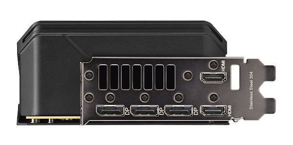 Asus STRIX RTX 5070 Ti O16G Gaming; obrazové výstupy 