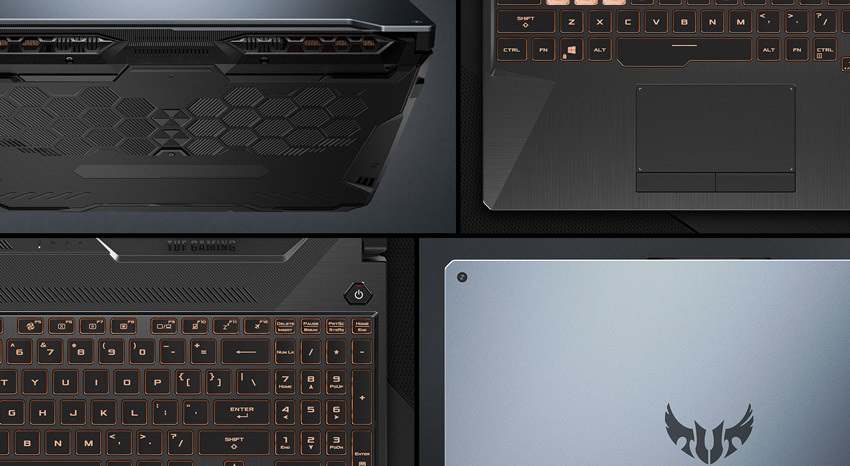 ASUS TUF Gaming A15/A17, dizajn