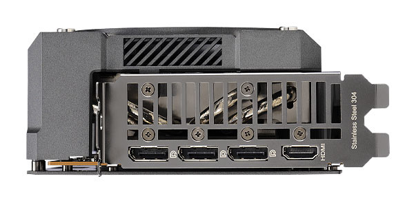 Asus TUF RX 9070 O16G Gaming; obrazové výstupy 