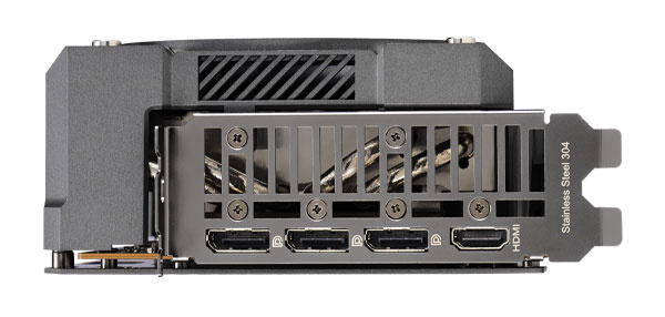 Asus TUF RX 9070 XT O16G Gaming; obrazové výstupy 