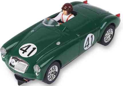 autíčko na autodráhu 1 32 SCX Original MG A 1955 Le Mans