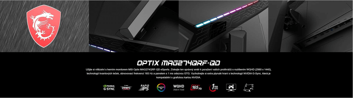 E-sportový monitor MSI Optix