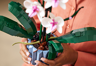 LEGO kvety, orchidea