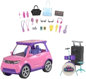 Barbie Dreamhouse Adventures karavany a auto