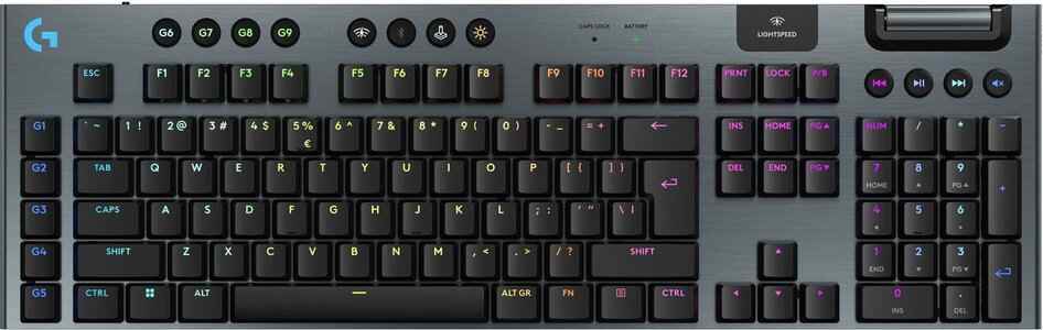 Štandardná bezdrôtová herná klávesnica Logitech