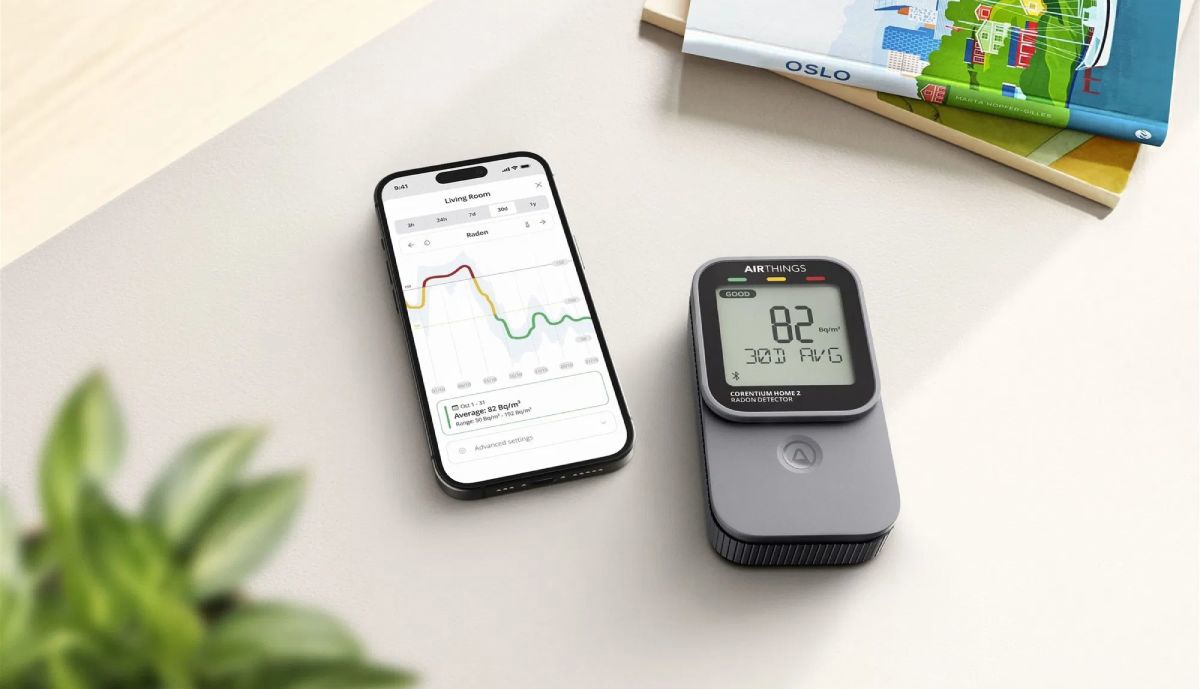 Airthings Corentium Home 2 - Smart detektor radónu