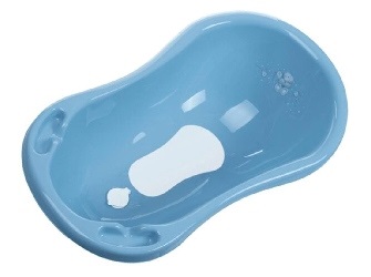 Vanička pre deti s rovným dnom