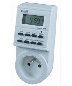 Časový spínač, spínacia zásuvka 230 V