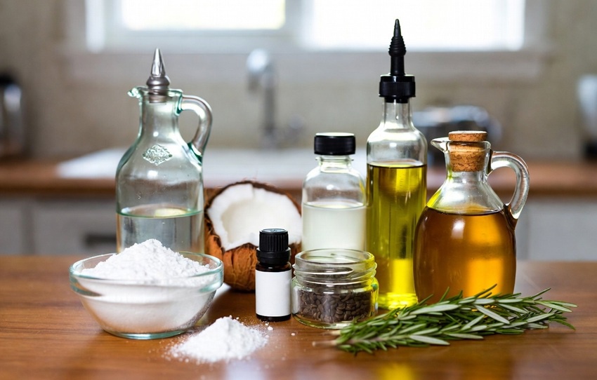 Prírodné ingrediencie na výrobu domáceho šampónu