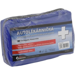 Povinná výbava – autolekárnička COMPASS: textilná taška