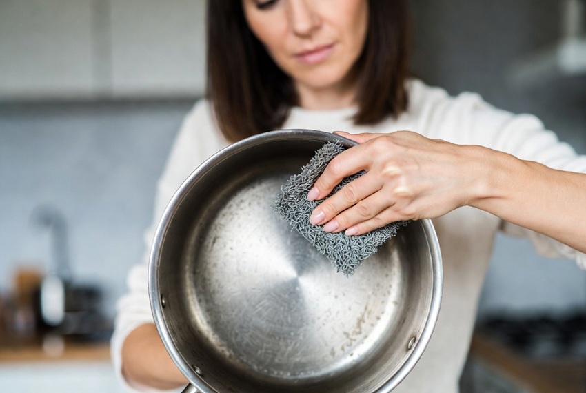 Drôtenka na spálený hrniec 