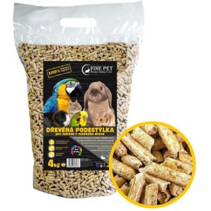 Drevená podstielka pre škrečky pelety