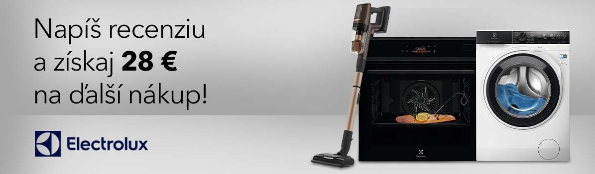 Electrolux a AEG - napíš recenziu a získaj voucher