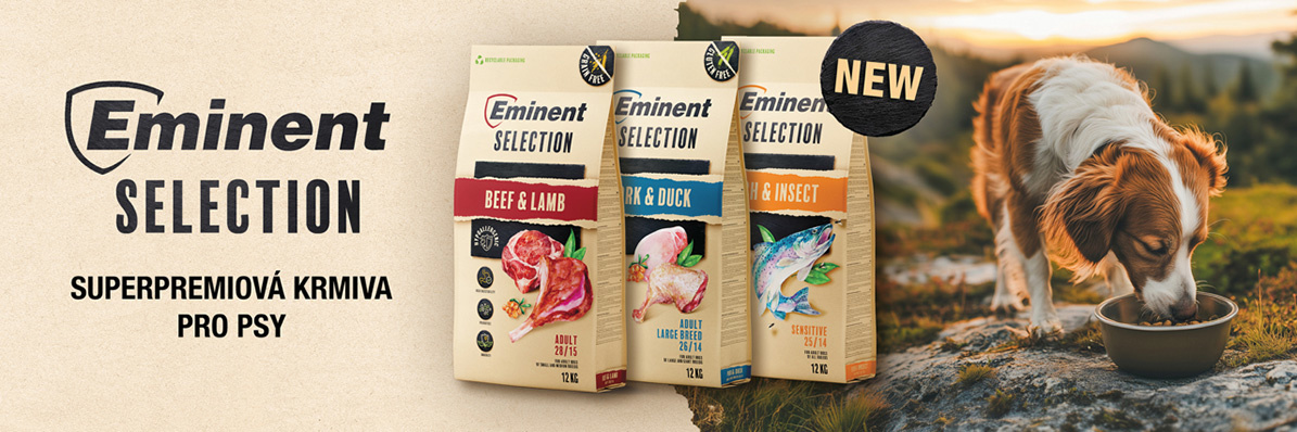 České krmivo pre psov Eminent Selection