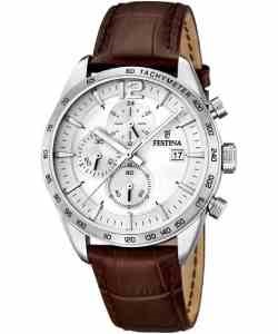 Festina hodinky kožený remienok