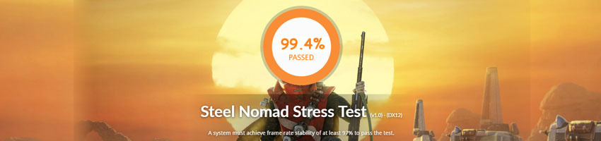 Gainward RTX 5060 PYTHON III 8G; 3DMark Steel Nomad Stress Test 