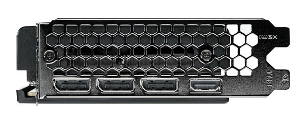 Gainward RTX 5060 PYTHON III 8G; obrazové výstupy 