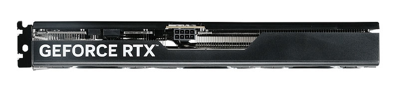 Gainward RTX 5060 Ti PYTHON III OC 16G; horná strana Gainward RTX 5060 Ti PYTHON III OC 16G; horná strana