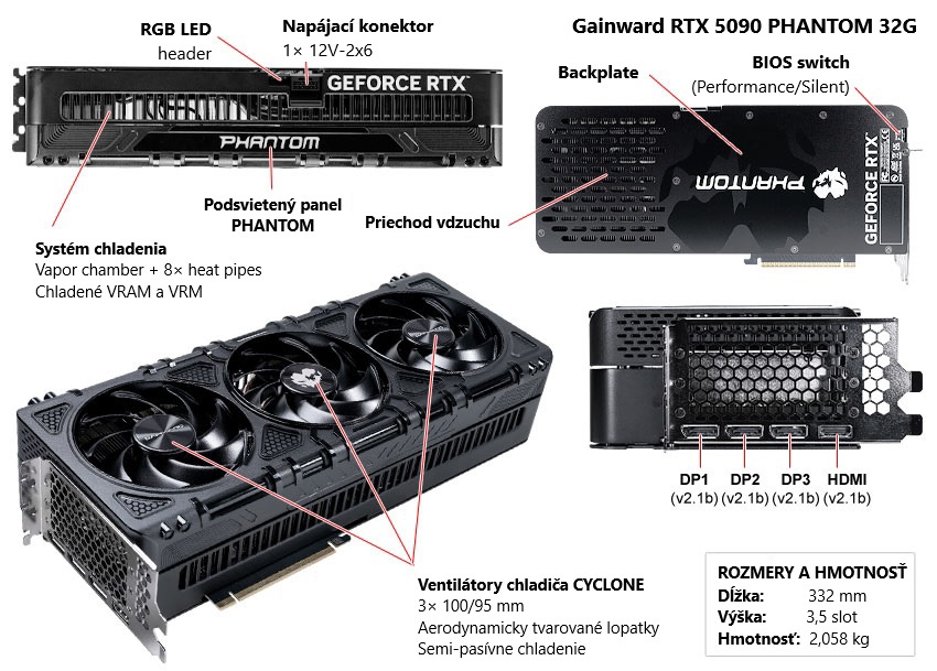 2070 Super Phantom Graphics Card Gainward 2070 グラフィックボード