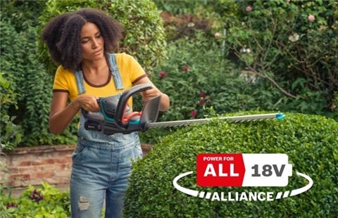 Výrobky Gardena z radu POWER FOR ALL