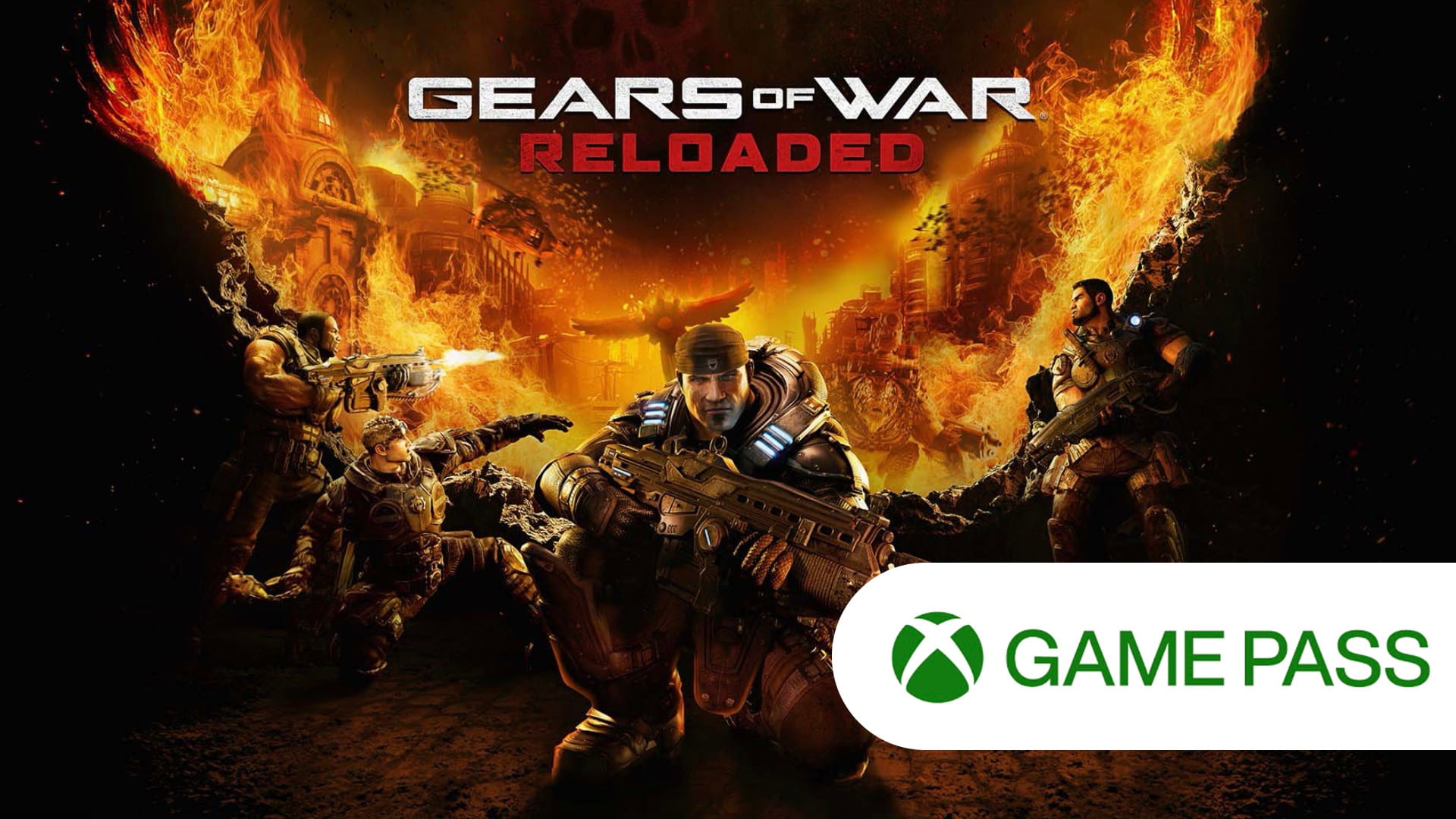Xbox Game Pass; wallpaper: Gears of War