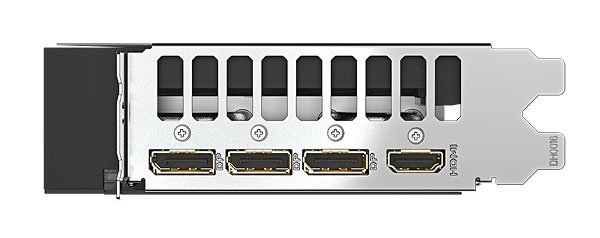 Gigabyte AORUS RTX 5060 ELITE 8G; obrazové výstupy 