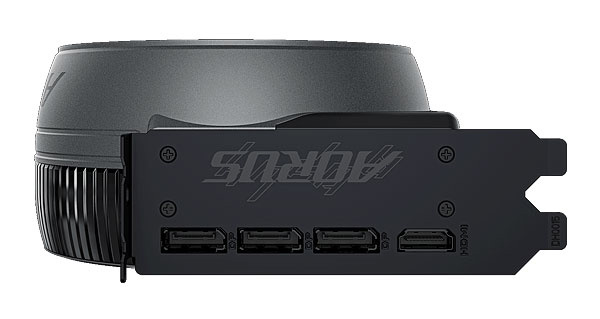Obrazové výstupy Gigabyte AORUS RTX 5090 INFINITY 32G Gigabyte AORUS RTX 5090 INFINITY 32G; obrazové výstupy