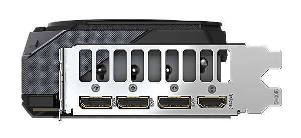 Gigabyte RTX 5070 GAMING OC 12G; obrazové výstupy 