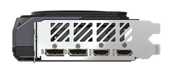Gigabyte RX 9070 GAMING OC 16G; obrazové výstupy 