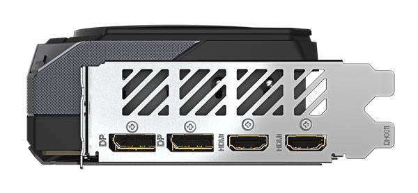 Gigabyte RX 9070 XT GAMING OC 16G; obrazové výstupy 