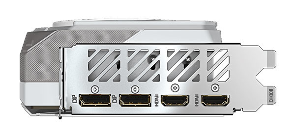 Gigabyte RX 9070 XT GAMING OC ICE 16G; obrazové výstupy 