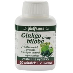 Ginkgo dvojlaločné 60 mg