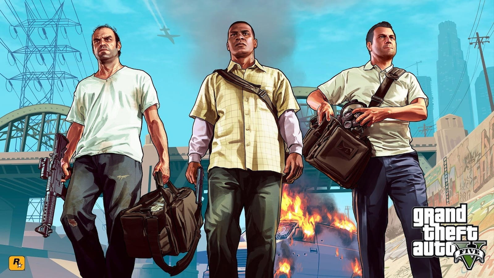 Grand Theft Auto V; screenshot: cover