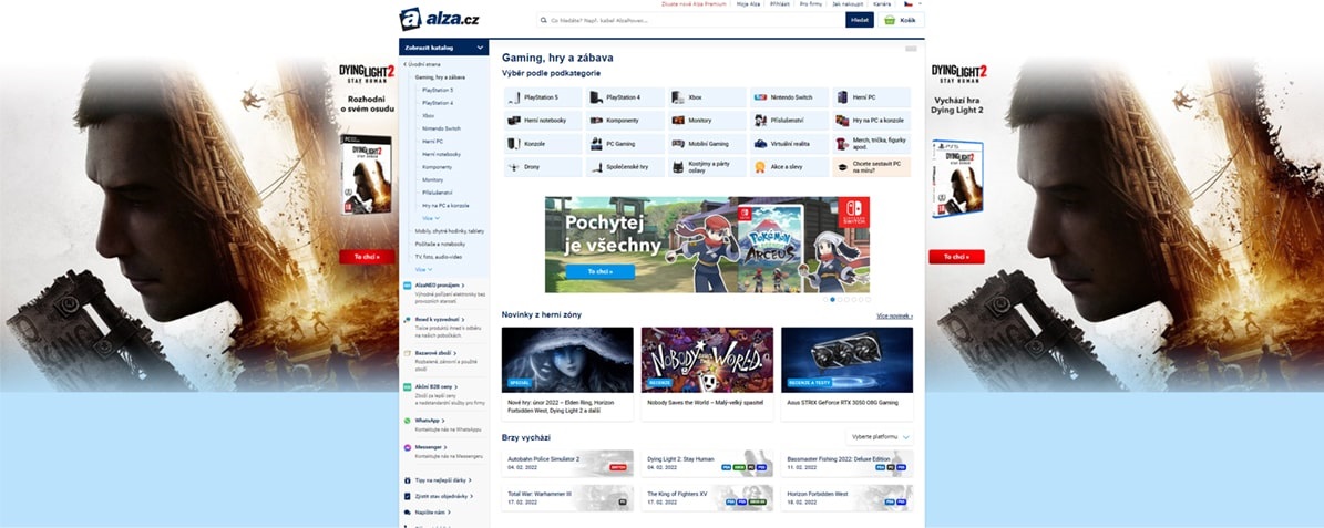 Herná zóna na Alza.sk