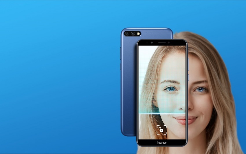 Honor 7C pôjde odomykať pomocou tváre Honor 7C, sken tváre