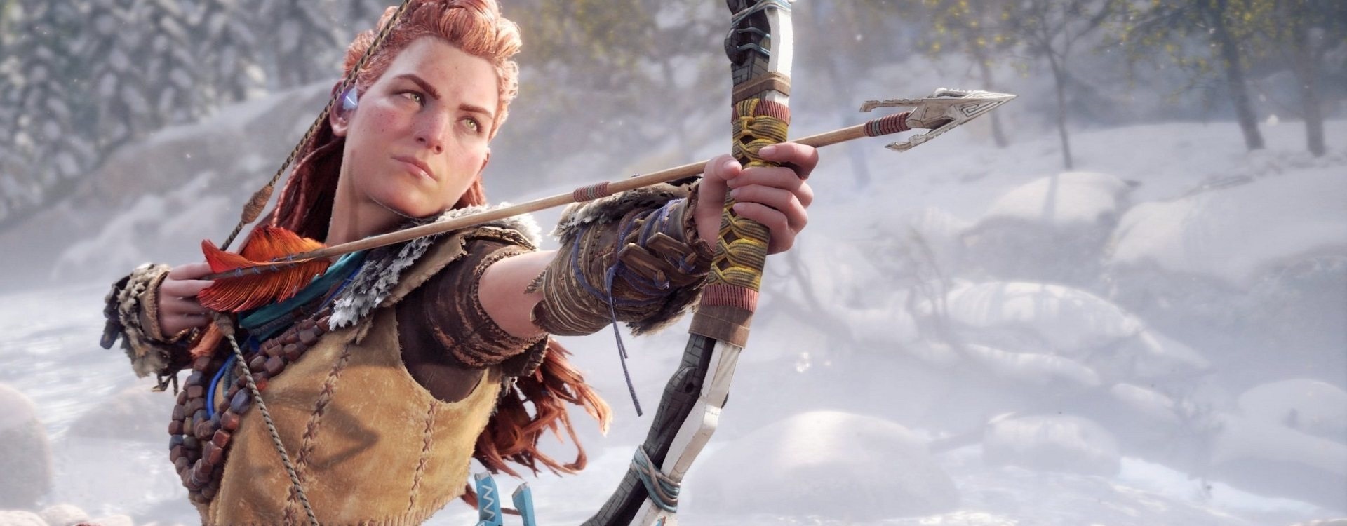 Horizon Forbidden West; wallpaper: Aloy