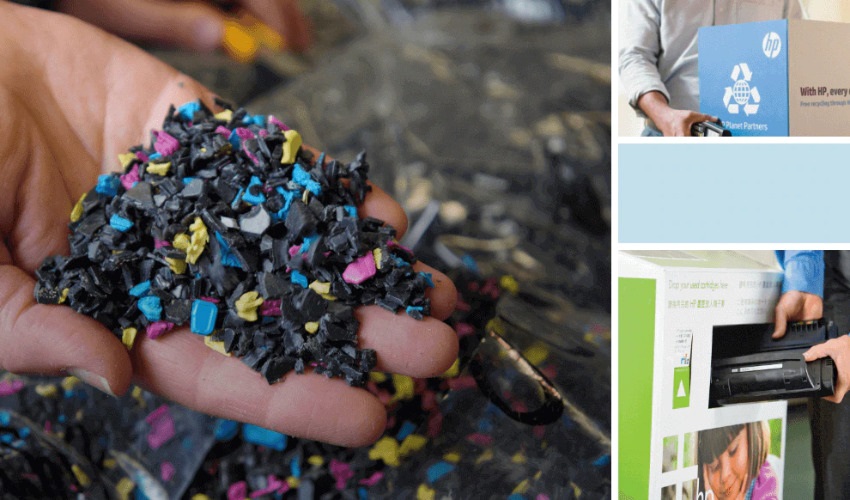 HP recyklácia