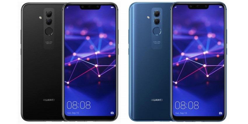 Huawei Mate 20 Lite, čierna, modrá