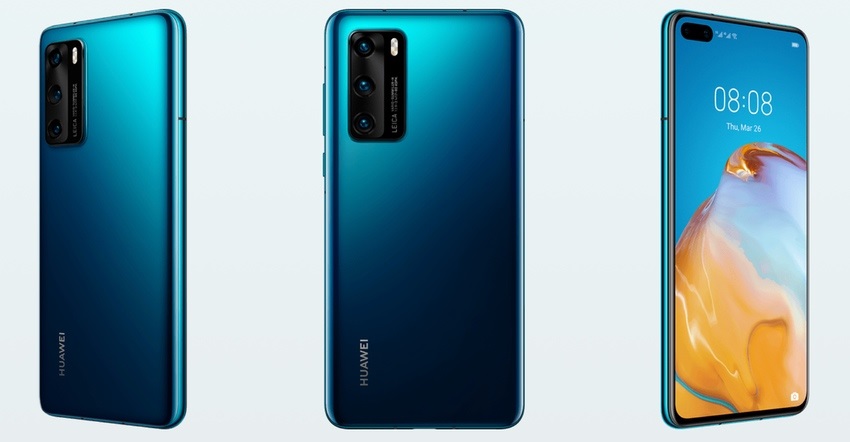 Huawei P40, dizajn