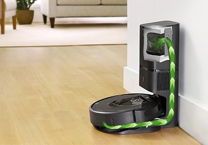 Automatické vysypávanie zberného koša iRobot Roomba®