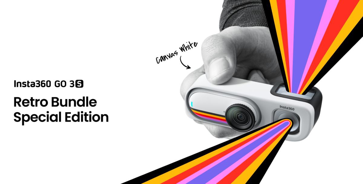 Insta360 GO 3S Retro Bundle Retro Viewfinder hľadáčik filmová kamera waist-level