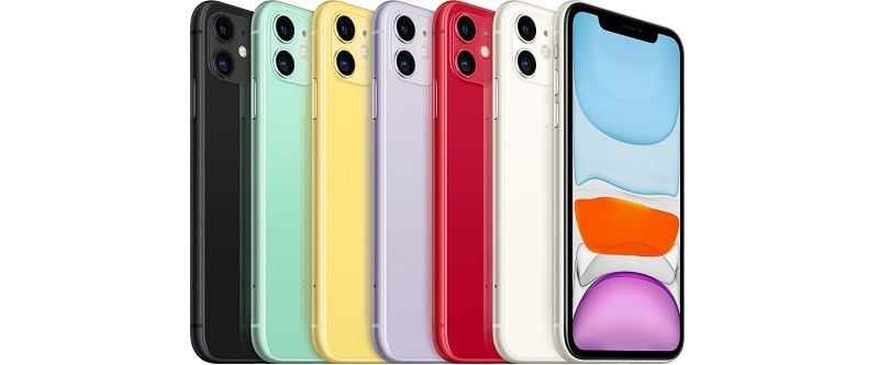 iPhone 11 fialový, černý, zelený, žltý, (PRODUCT)RED a biely