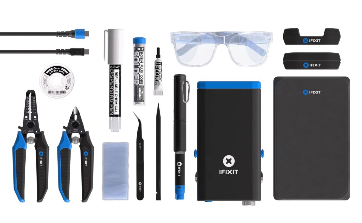 iFixit FixHub Power Series súprava spájkovacích nástrojov modulárny systém