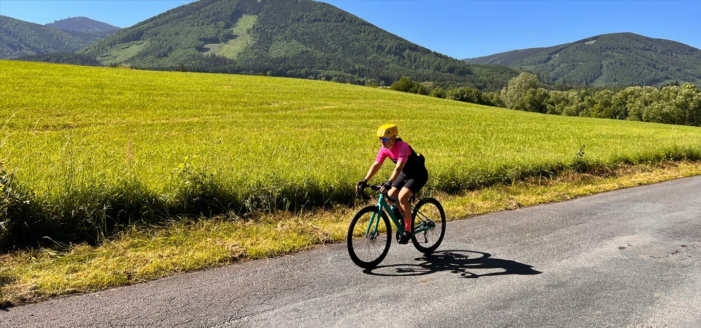 Jazda na bicykli: krajina
