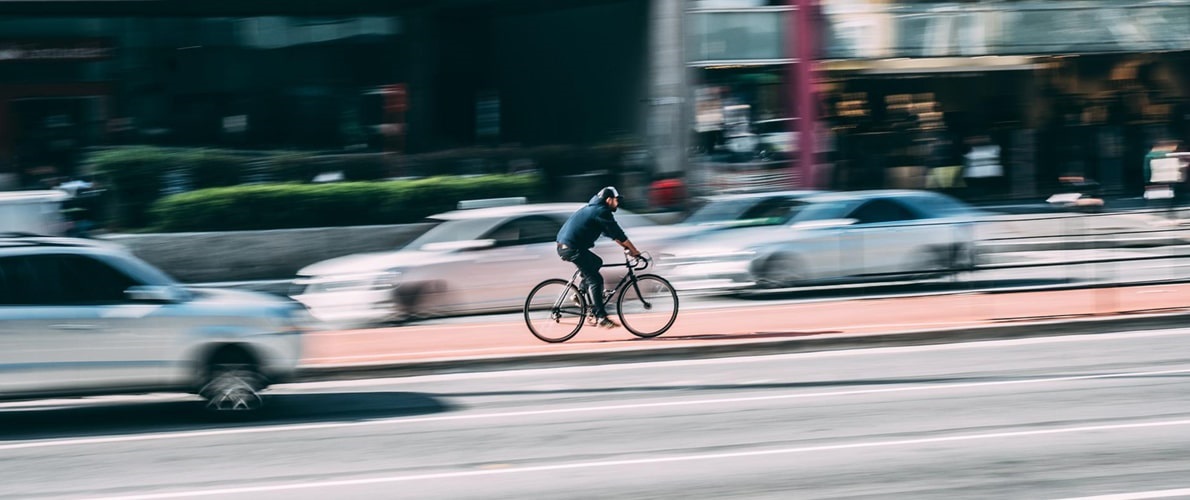 Jazda na bicykli - mesto