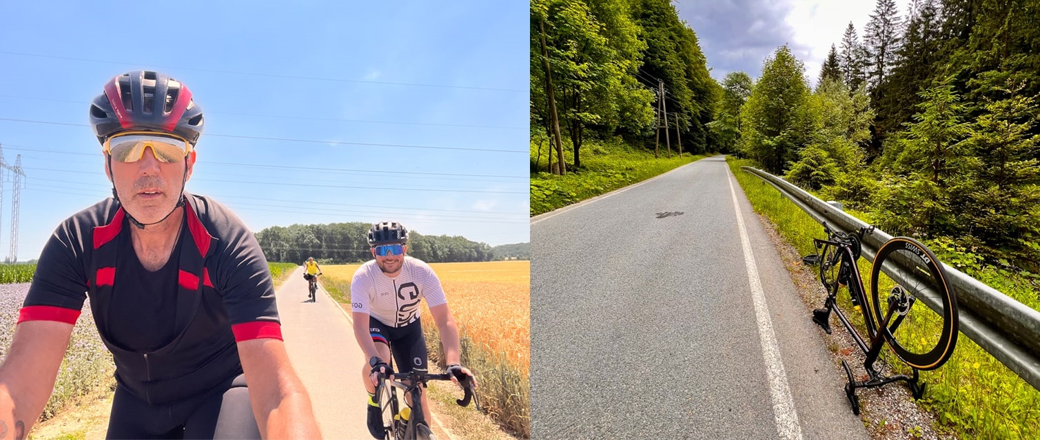 Jazda na bicykli: prepichnutá duša na bicykli