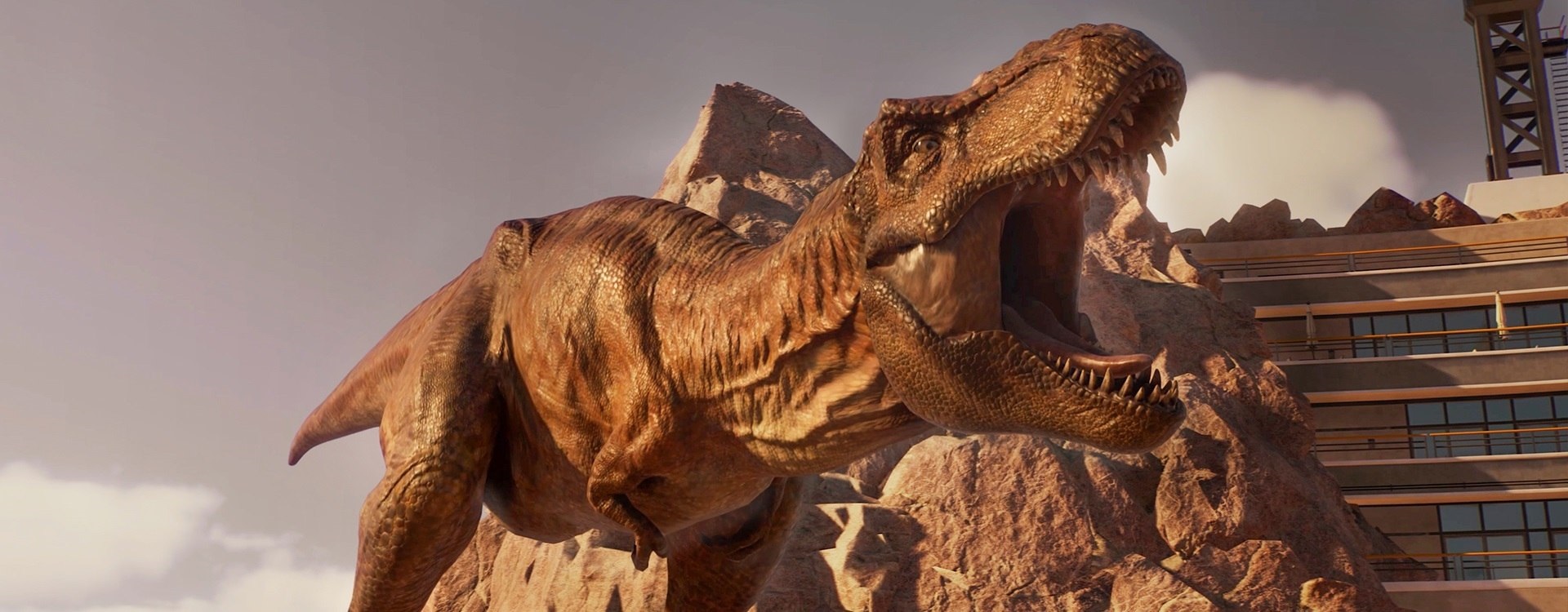 Jurassic World Evolution 2; wallpaper: cover
