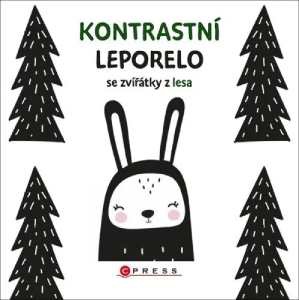 Kontrastné hračky pre novorodenca – leporelo