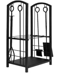 Dreváreň na drevo kovová – kôš na drevo