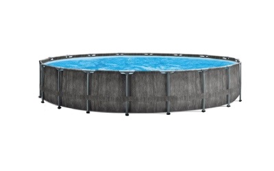 Kruhový bazén s filtráciou